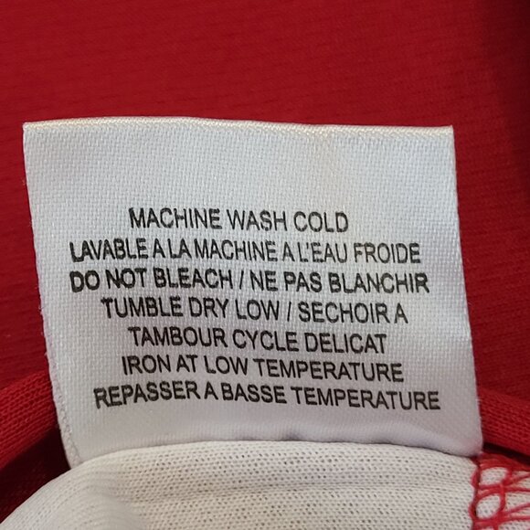 Canadian Hockey Jersey Youth 10 12 Red Olympic Mapleleaf V Neck by Teepee - Picture 8 of 8